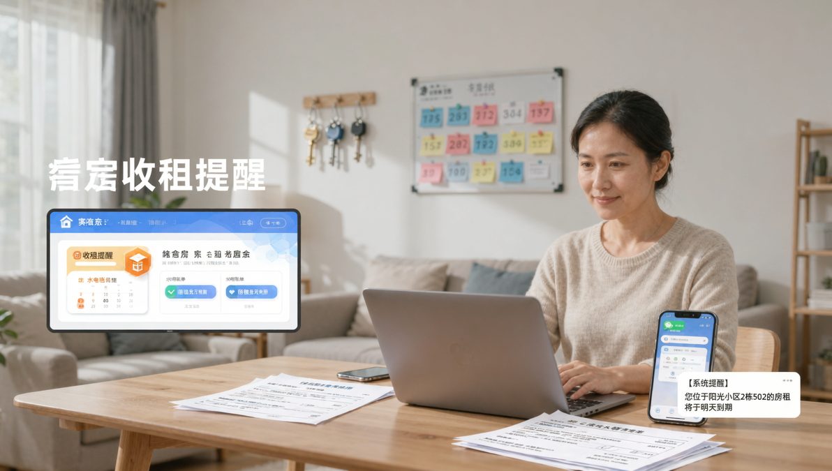 收租提醒功能如何帮你告别漏收租与逾期跟进?